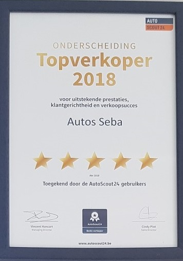 AUTO’S SEBA TOPVERKOPER 2018